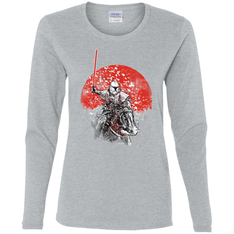 T-Shirts Sport Grey / S Samourai Trooper Women's Long Sleeve T-Shirt