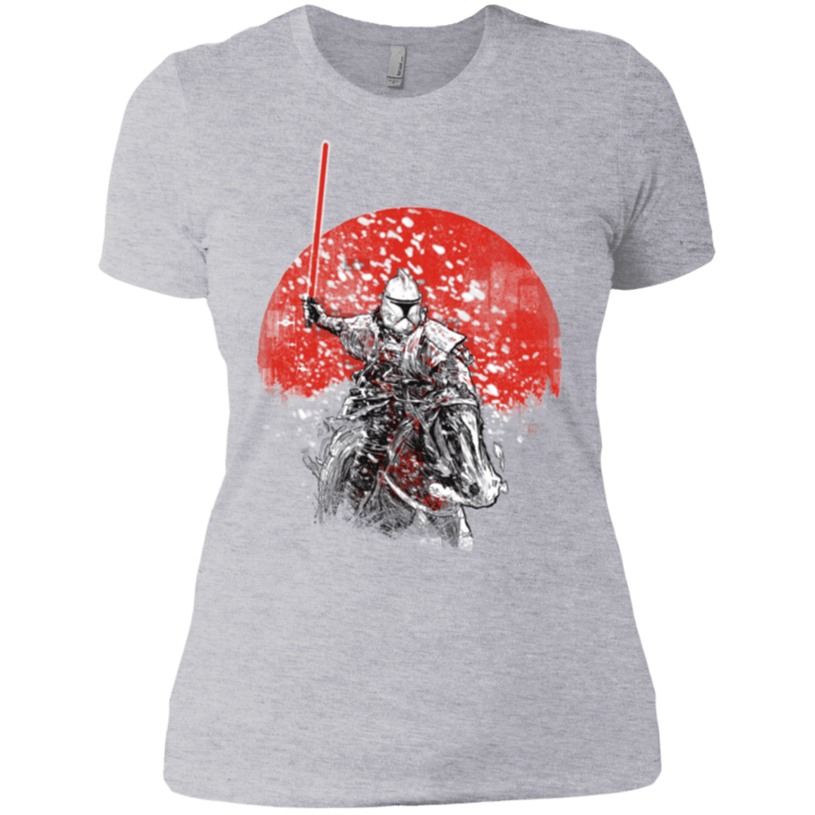 T-Shirts Heather Grey / X-Small Samourai Trooper Women's Premium T-Shirt