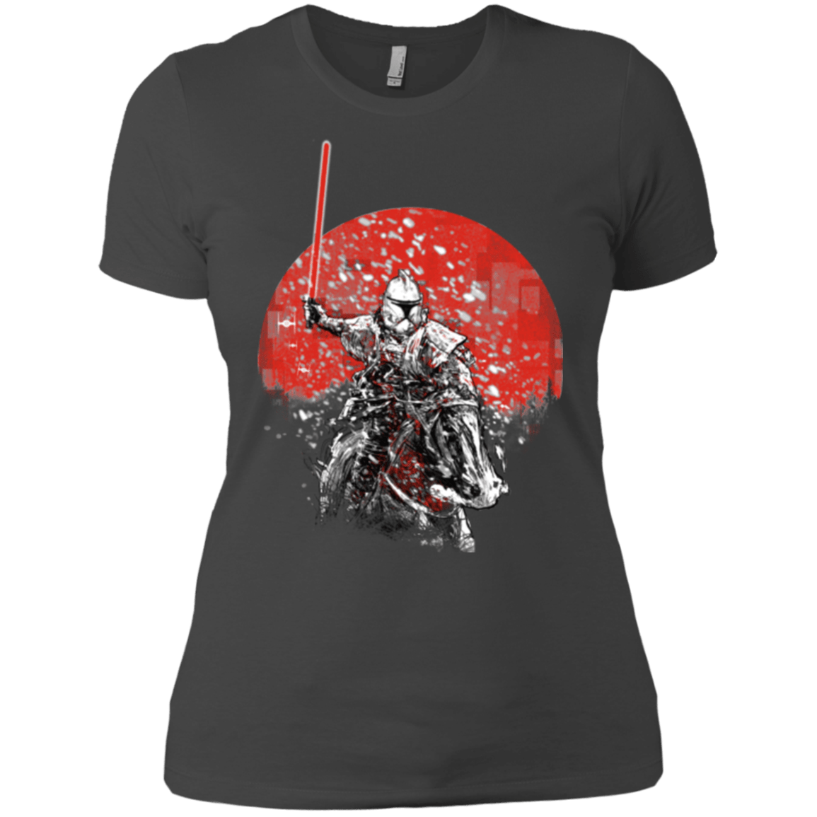 T-Shirts Heavy Metal / X-Small Samourai Trooper Women's Premium T-Shirt