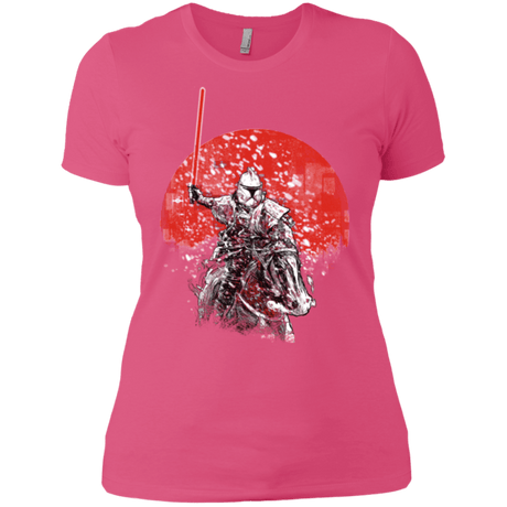 T-Shirts Hot Pink / X-Small Samourai Trooper Women's Premium T-Shirt