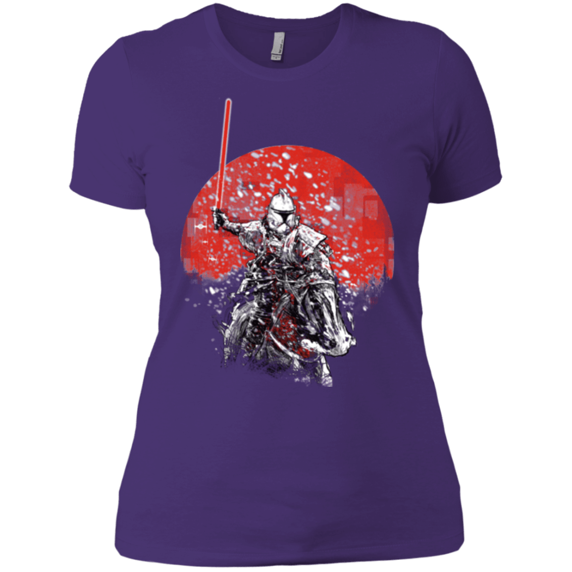 T-Shirts Purple Rush/ / X-Small Samourai Trooper Women's Premium T-Shirt