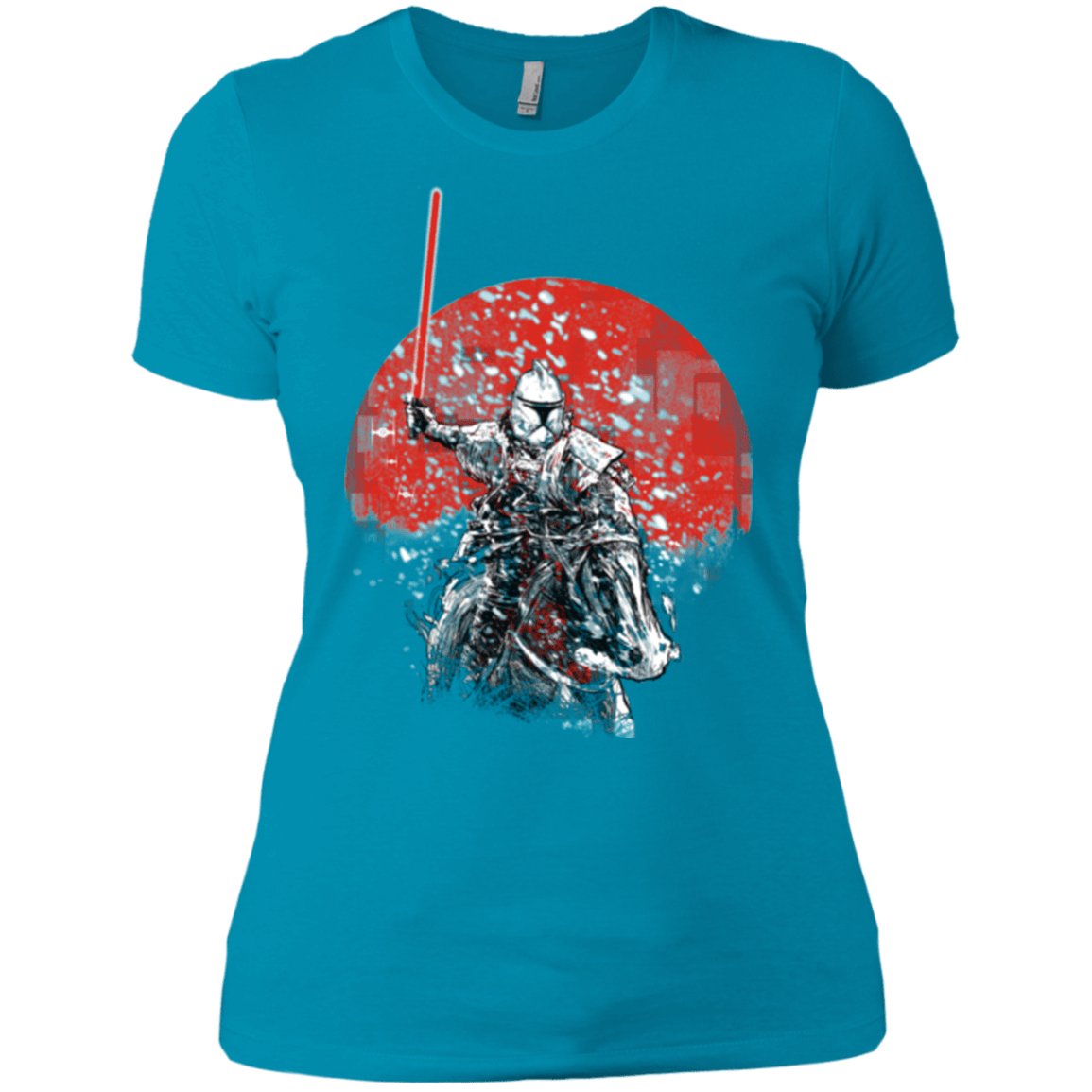 T-Shirts Turquoise / X-Small Samourai Trooper Women's Premium T-Shirt