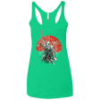 T-Shirts Envy / X-Small Samourai Trooper Women's Triblend Racerback Tank