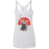 T-Shirts Heather White / X-Small Samourai Trooper Women's Triblend Racerback Tank