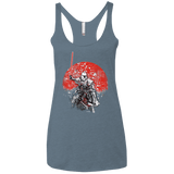 T-Shirts Indigo / X-Small Samourai Trooper Women's Triblend Racerback Tank