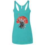 T-Shirts Tahiti Blue / X-Small Samourai Trooper Women's Triblend Racerback Tank