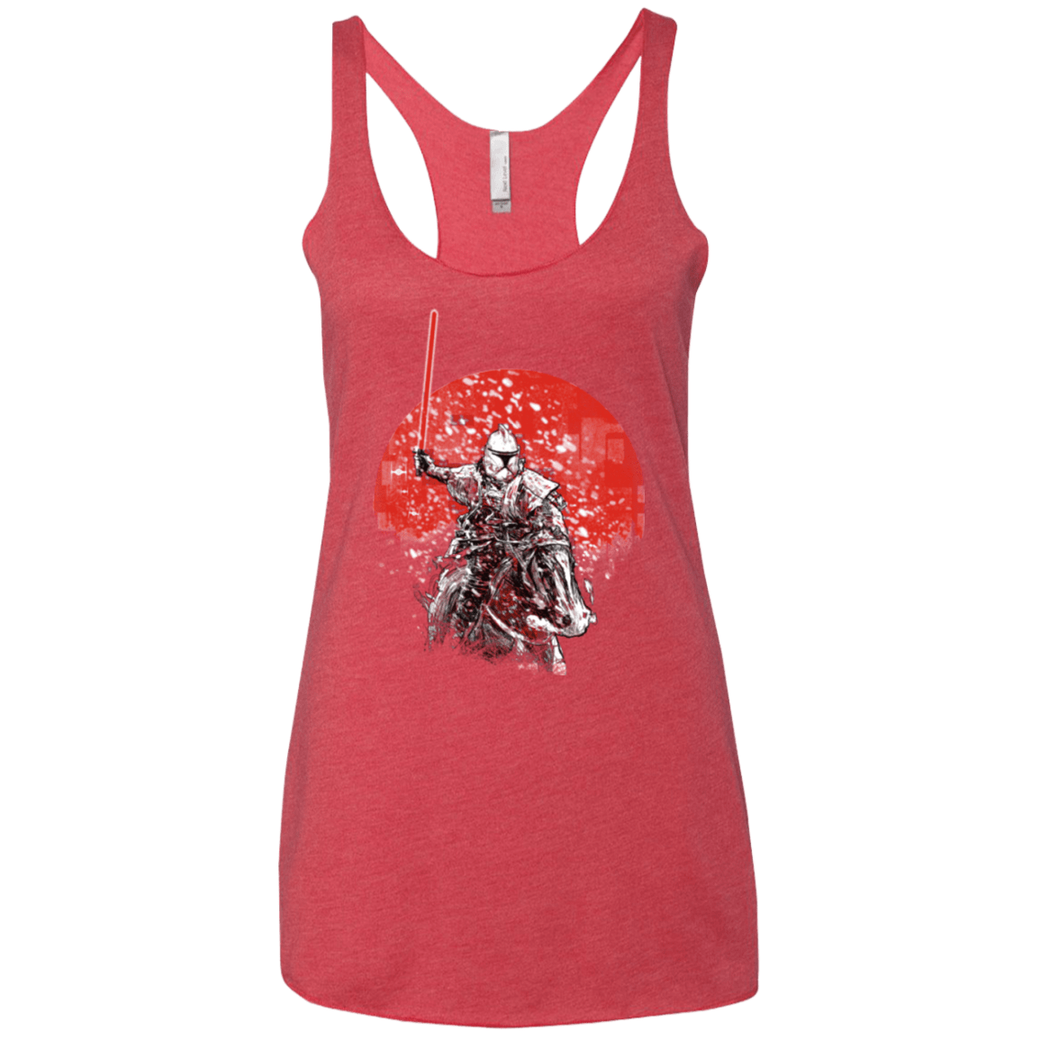 T-Shirts Vintage Red / X-Small Samourai Trooper Women's Triblend Racerback Tank