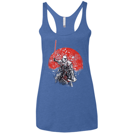 T-Shirts Vintage Royal / X-Small Samourai Trooper Women's Triblend Racerback Tank