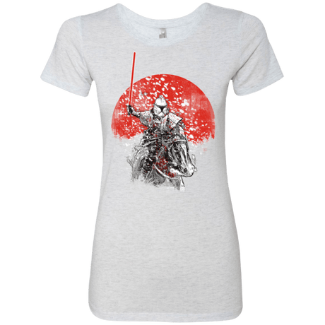 T-Shirts Heather White / S Samourai Trooper Women's Triblend T-Shirt