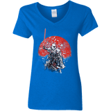 T-Shirts Royal / S Samourai Trooper Women's V-Neck T-Shirt