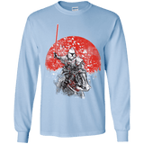 T-Shirts Light Blue / YS Samourai Trooper Youth Long Sleeve T-Shirt