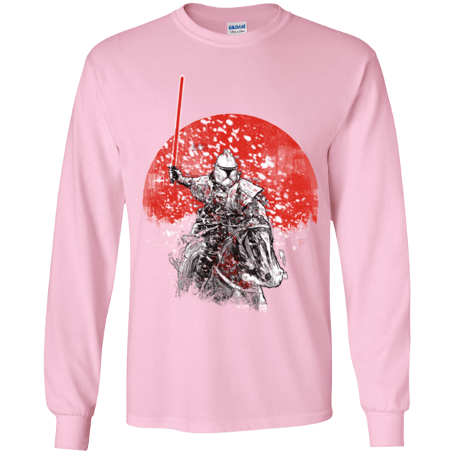 T-Shirts Light Pink / YS Samourai Trooper Youth Long Sleeve T-Shirt
