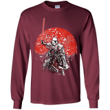 T-Shirts Maroon / YS Samourai Trooper Youth Long Sleeve T-Shirt
