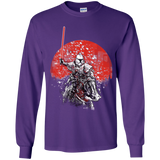 T-Shirts Purple / YS Samourai Trooper Youth Long Sleeve T-Shirt