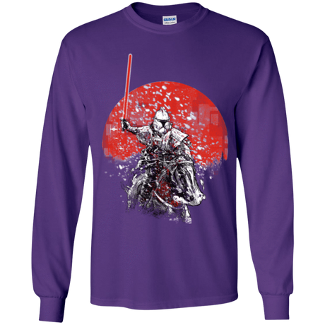 T-Shirts Purple / YS Samourai Trooper Youth Long Sleeve T-Shirt