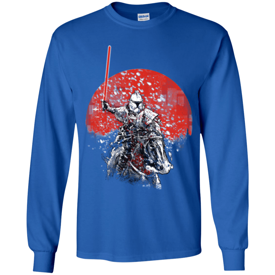 T-Shirts Royal / YS Samourai Trooper Youth Long Sleeve T-Shirt