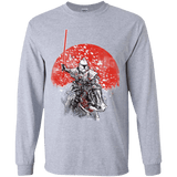T-Shirts Sport Grey / YS Samourai Trooper Youth Long Sleeve T-Shirt