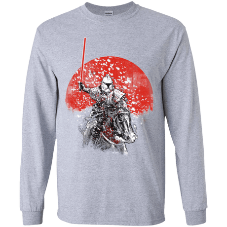 T-Shirts Sport Grey / YS Samourai Trooper Youth Long Sleeve T-Shirt
