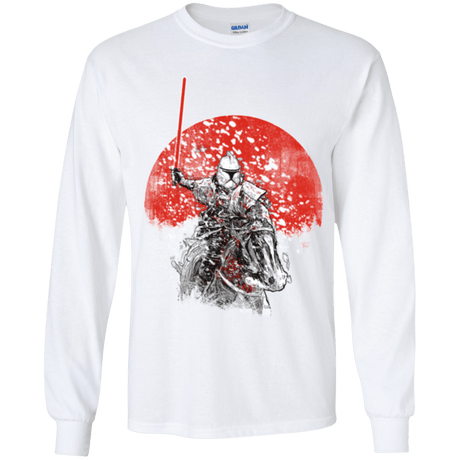 T-Shirts White / YS Samourai Trooper Youth Long Sleeve T-Shirt