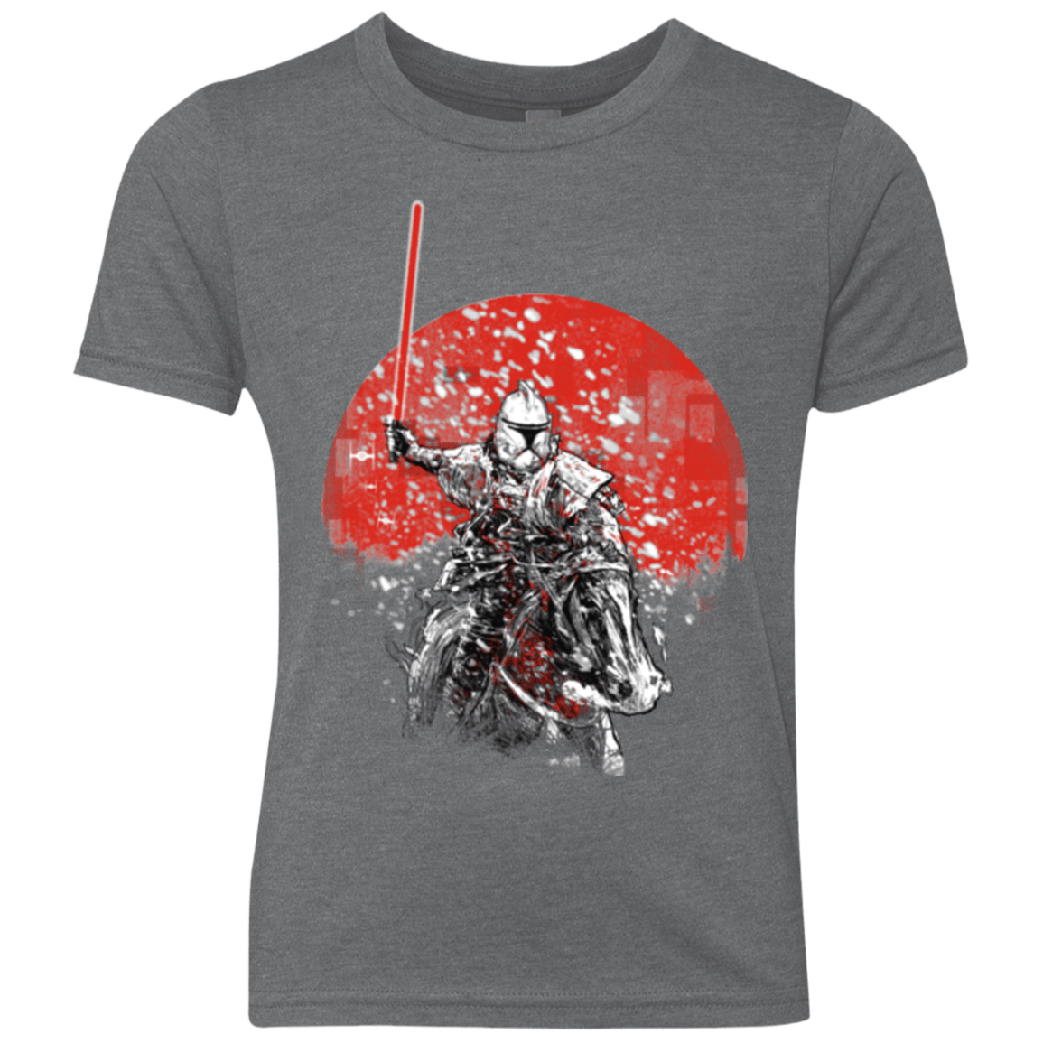 T-Shirts Premium Heather / YXS Samourai Trooper Youth Triblend T-Shirt