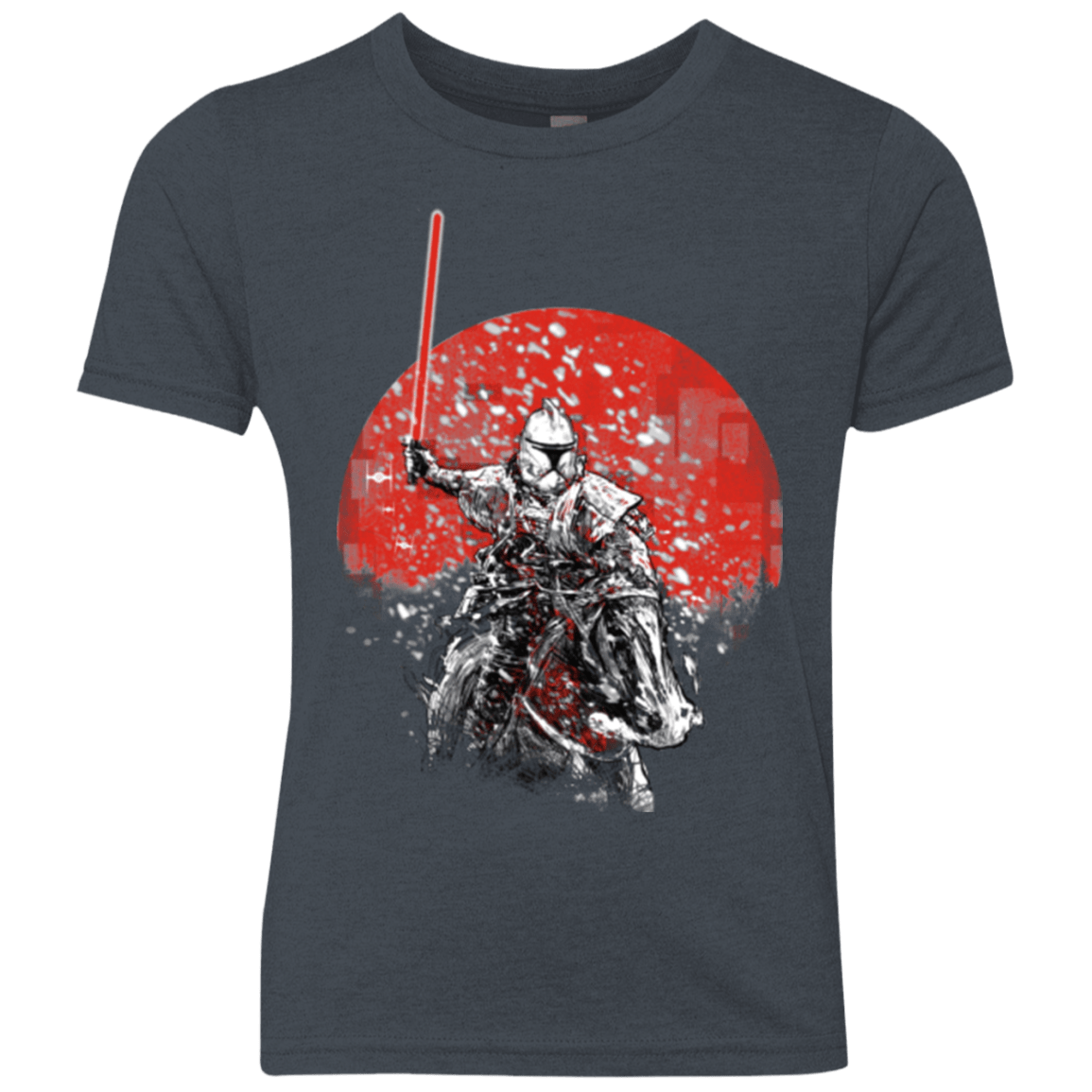 T-Shirts Vintage Navy / YXS Samourai Trooper Youth Triblend T-Shirt