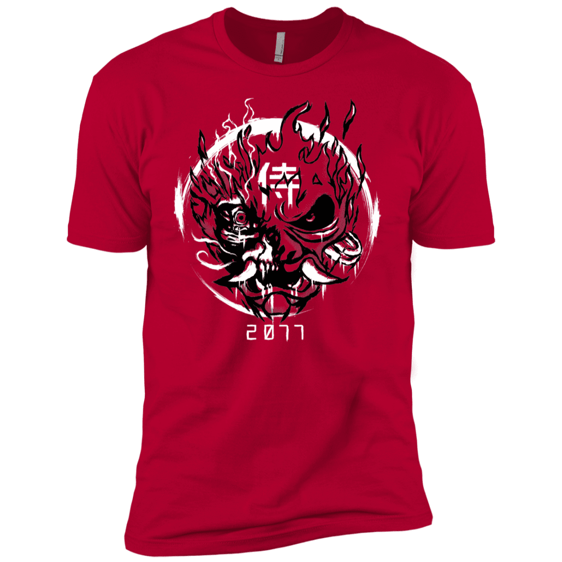 T-Shirts Red / YXS Samurai 2077 Boys Premium T-Shirt