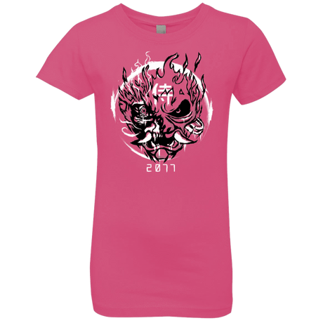 T-Shirts Hot Pink / YXS Samurai 2077 Girls Premium T-Shirt