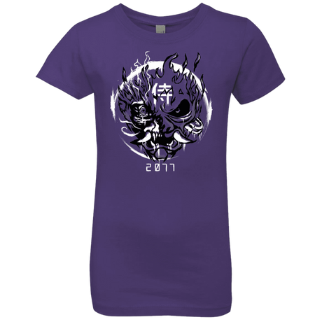 T-Shirts Purple Rush / YXS Samurai 2077 Girls Premium T-Shirt