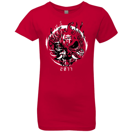 T-Shirts Red / YXS Samurai 2077 Girls Premium T-Shirt