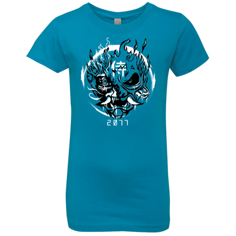 T-Shirts Turquoise / YXS Samurai 2077 Girls Premium T-Shirt