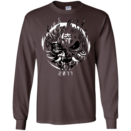 T-Shirts Dark Chocolate / S Samurai 2077 Men's Long Sleeve T-Shirt