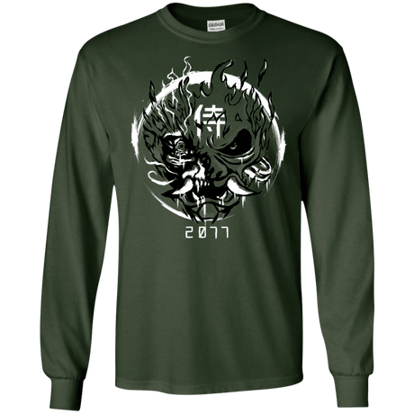 T-Shirts Forest Green / S Samurai 2077 Men's Long Sleeve T-Shirt