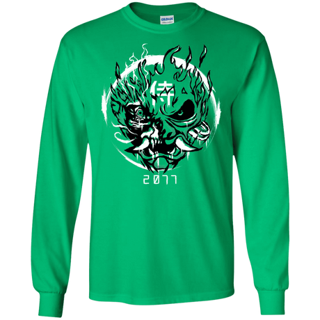 T-Shirts Irish Green / S Samurai 2077 Men's Long Sleeve T-Shirt