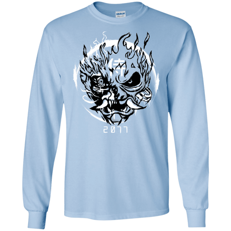 T-Shirts Light Blue / S Samurai 2077 Men's Long Sleeve T-Shirt