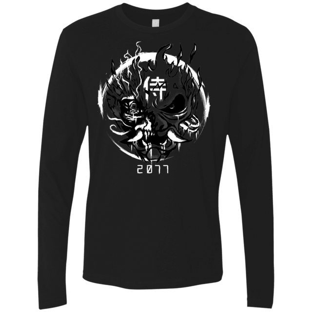 T-Shirts Black / S Samurai 2077 Men's Premium Long Sleeve