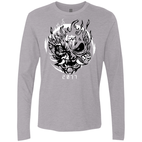 T-Shirts Heather Grey / S Samurai 2077 Men's Premium Long Sleeve