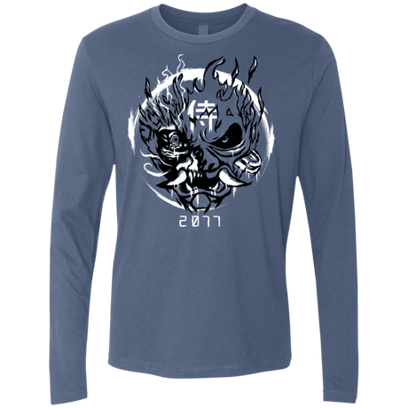 T-Shirts Indigo / S Samurai 2077 Men's Premium Long Sleeve