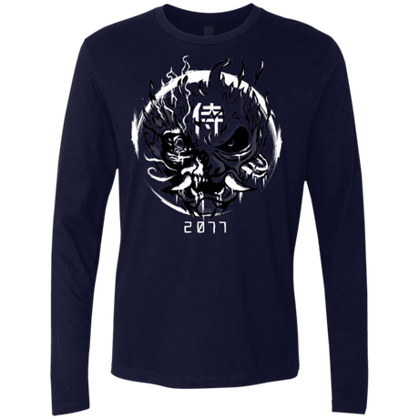 T-Shirts Midnight Navy / S Samurai 2077 Men's Premium Long Sleeve