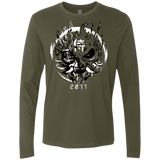 T-Shirts Military Green / S Samurai 2077 Men's Premium Long Sleeve