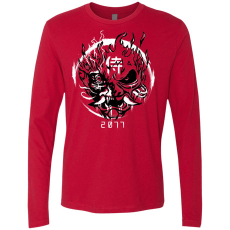 T-Shirts Red / S Samurai 2077 Men's Premium Long Sleeve