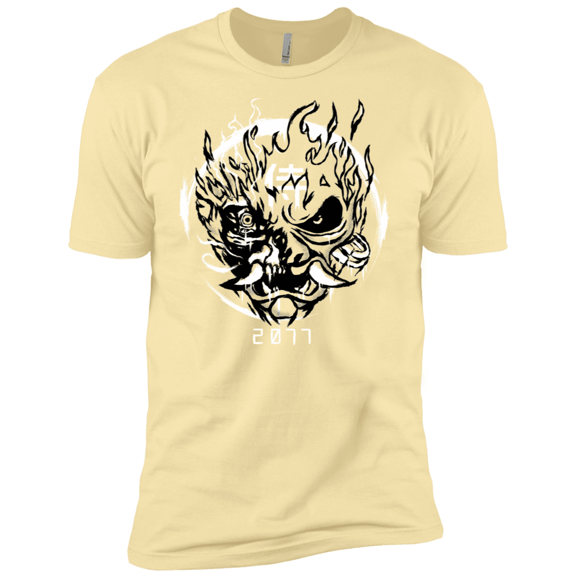 T-Shirts Banana Cream / X-Small Samurai 2077 Men's Premium T-Shirt