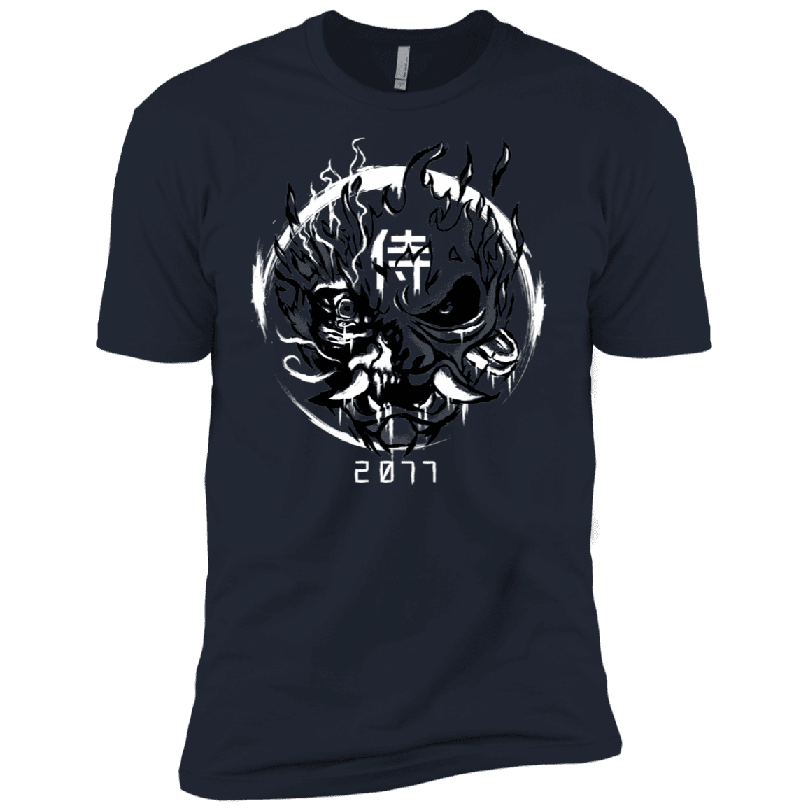 T-Shirts Midnight Navy / X-Small Samurai 2077 Men's Premium T-Shirt