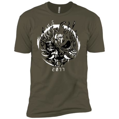 T-Shirts Military Green / X-Small Samurai 2077 Men's Premium T-Shirt