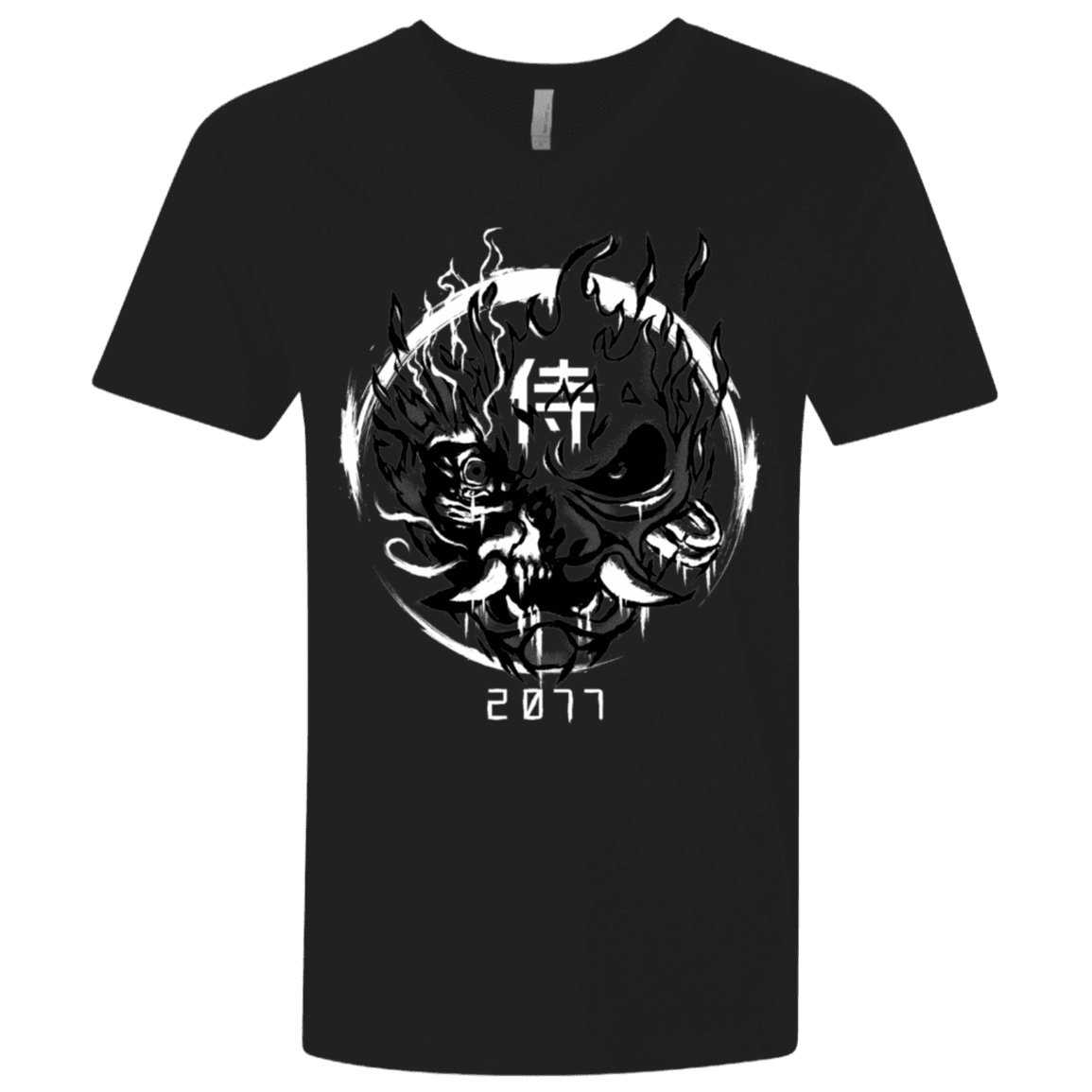 T-Shirts Black / X-Small Samurai 2077 Men's Premium V-Neck