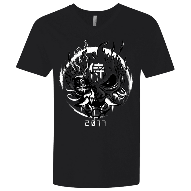 T-Shirts Black / X-Small Samurai 2077 Men's Premium V-Neck