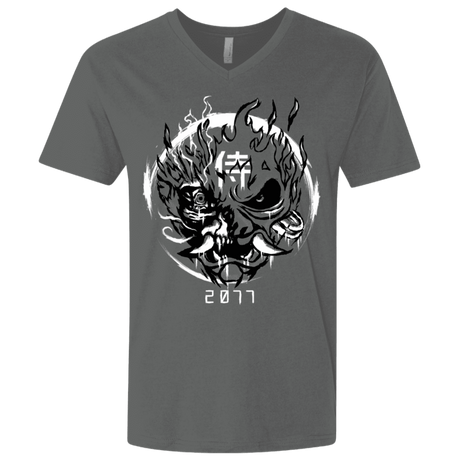 T-Shirts Heavy Metal / X-Small Samurai 2077 Men's Premium V-Neck
