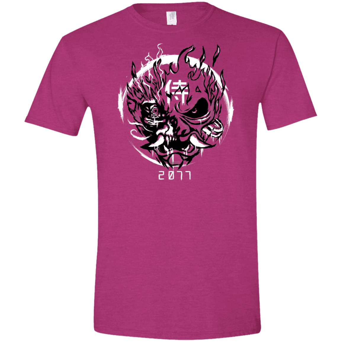 T-Shirts Antique Heliconia / S Samurai 2077 Men's Semi-Fitted Softstyle