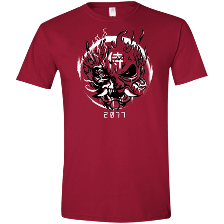 T-Shirts Cardinal Red / S Samurai 2077 Men's Semi-Fitted Softstyle