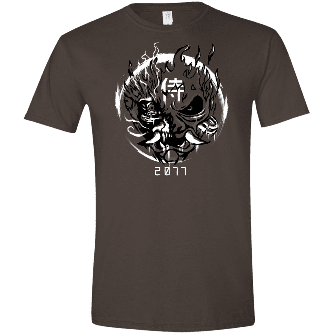 T-Shirts Dark Chocolate / S Samurai 2077 Men's Semi-Fitted Softstyle