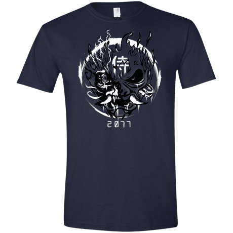 T-Shirts Navy / X-Small Samurai 2077 Men's Semi-Fitted Softstyle